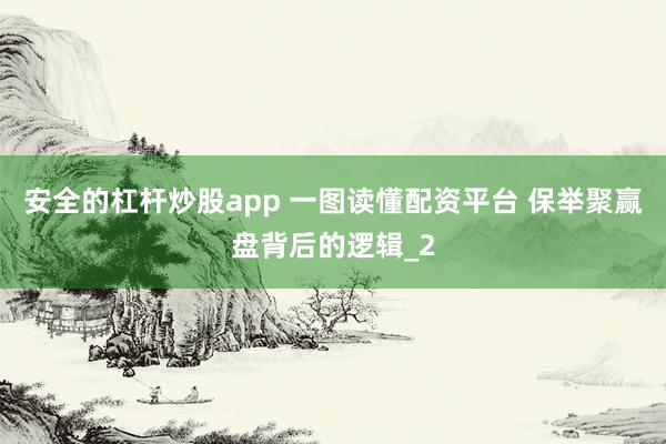 安全的杠杆炒股app 一图读懂配资平台 保举聚赢盘背后的逻辑_2