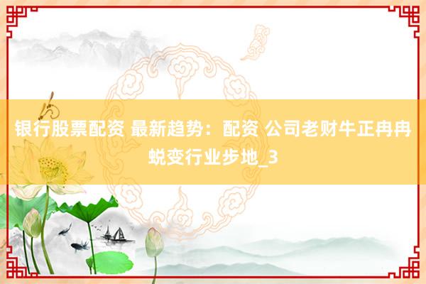 银行股票配资 最新趋势：配资 公司老财牛正冉冉蜕变行业步地_3